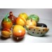 10 pieces ALABASTER MARBLE Italian Carved STONE FRUITS   223082471224
